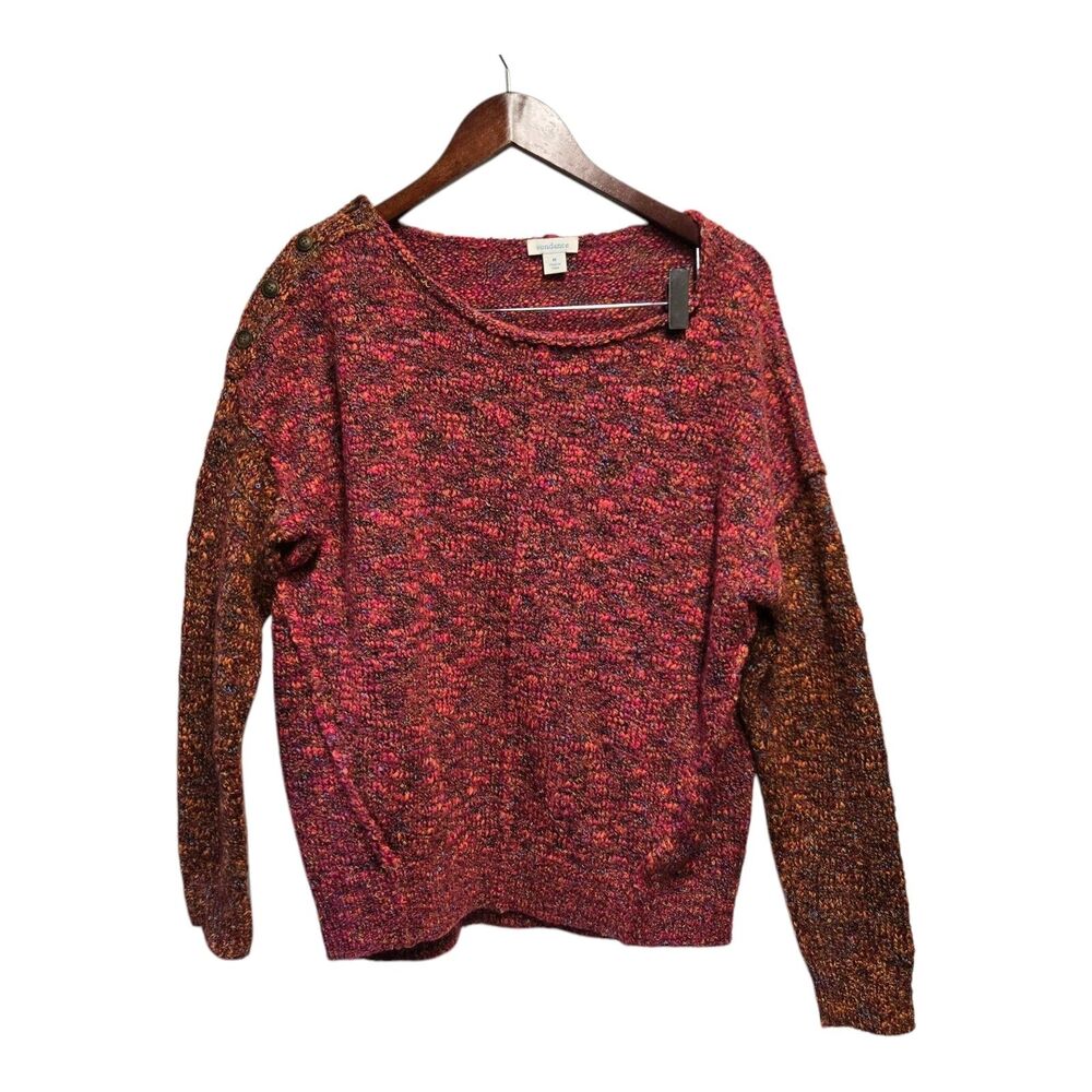 SUNDANCE Sweater Wool Blend Size MEDIUM‎ Pink/Orange